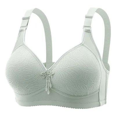 Women Fashion Sexy Lace Noodle Bra With Four Rows And Three Buckle