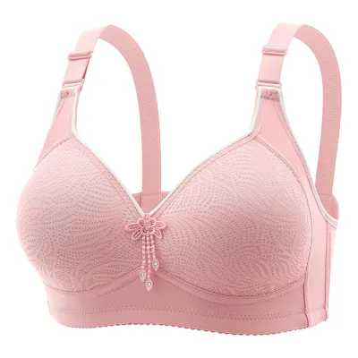 Women Fashion Sexy Lace Noodle Bra With Four Rows And Three Buckle