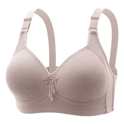 Women Fashion Sexy Lace Noodle Bra With Four Rows And Three Buckle