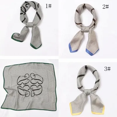 70cm Satin Paisley Printed Women's Square Scarf