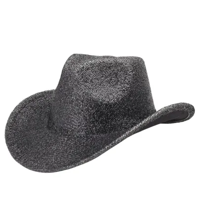 Simple Fashion Sequin Western Stage Party Top Hat Polyester Retro Dome