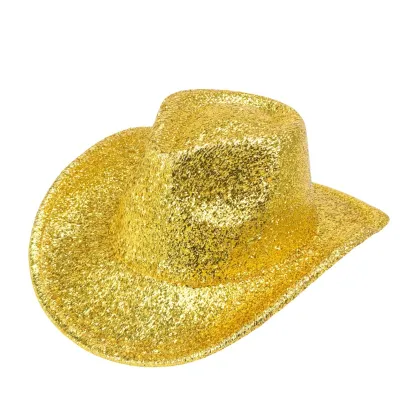 Simple Fashion Sequin Western Stage Party Top Hat Polyester Retro Dome