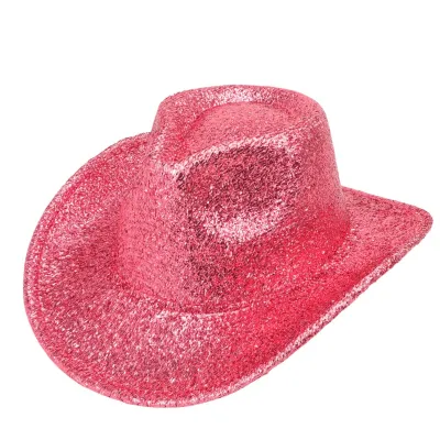 Simple Fashion Sequin Western Stage Party Top Hat Polyester Retro Dome