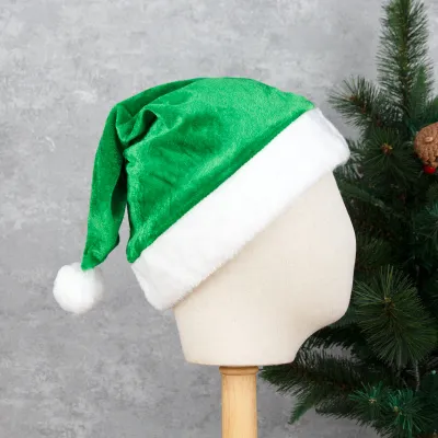 Cartoon Gold Velvet Christmas HatParty Decoration