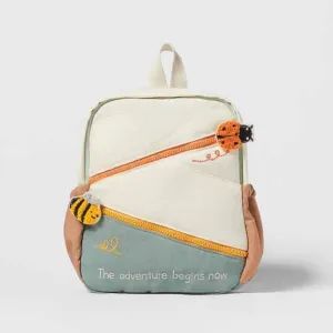 Kids Unisex Casual Cute Animal Color Matching Canvas School Bag for Kindergarten