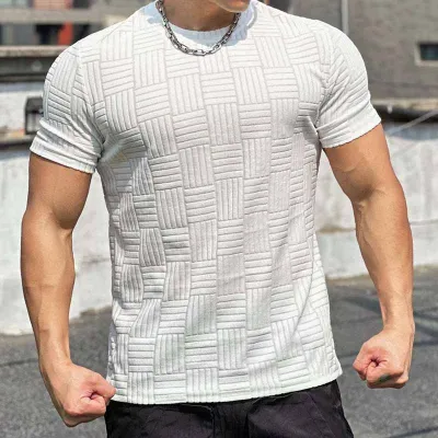 Men Casual Solid Color Short Sleeve Raglan T-Shirt