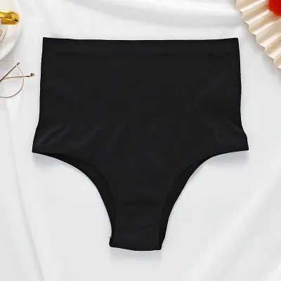 Women Simple High Waist Stretch Briefs