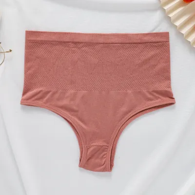 Women Simple High Waist Stretch Briefs