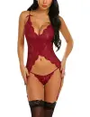 Burgundy (No stockings)