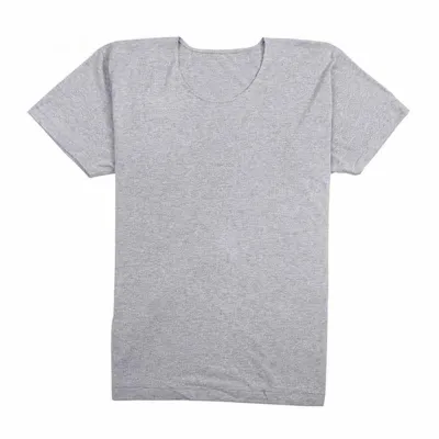 Men Fashion Casual Solid Color Plus Size Short Sleeve Crewneck T-Shirt