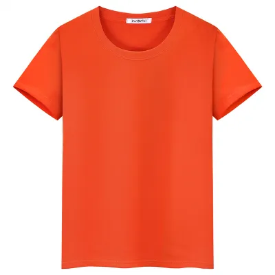 Men's Plus Size Basic Solid Color Short Sleeve Crewneck T-Shirt with Printing