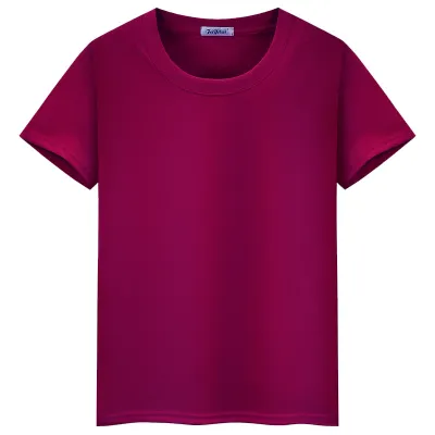 Men's Plus Size Basic Solid Color Short Sleeve Crewneck T-Shirt with Printing