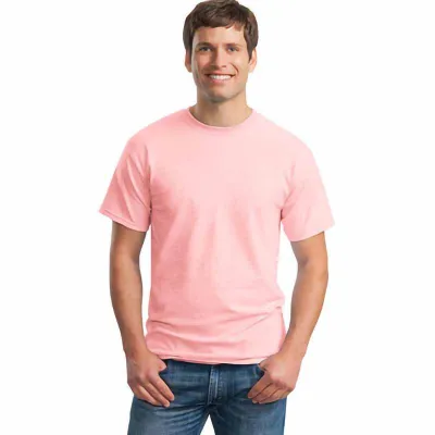 Men's Fashion Casual Basic Solid Color Short Sleeve Round Neck Loose Fit T-Shirt