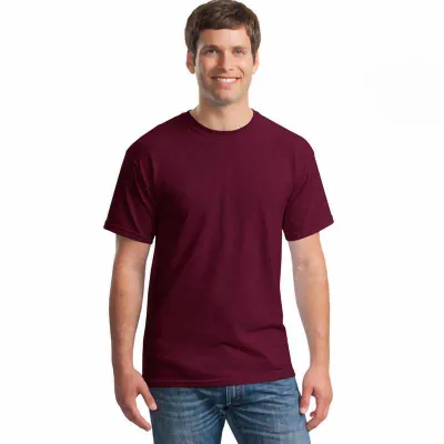Men's Fashion Casual Basic Solid Color Short Sleeve Round Neck Loose Fit T-Shirt
