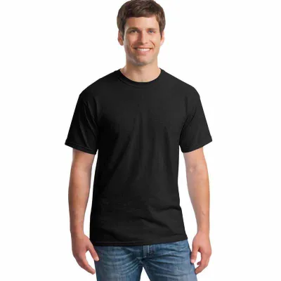 Men's Fashion Casual Basic Solid Color Short Sleeve Round Neck Loose Fit T-Shirt