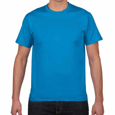 Men's Fashion Casual Basic Solid Color Short Sleeve Round Neck Loose Fit T-Shirt