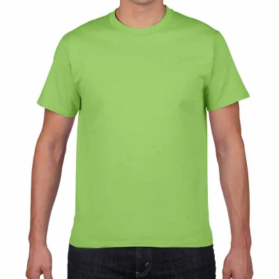 Men's Fashion Casual Basic Solid Color Short Sleeve Round Neck Loose Fit T-Shirt