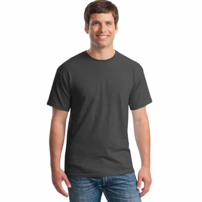 Men's Fashion Casual Basic Solid Color Short Sleeve Round Neck Loose Fit T-Shirt
