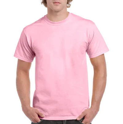 Men Fashion Casual Basic Solid Color Short Sleeve Crewneck T-Shirt