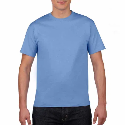 Men Fashion Casual Basic Solid Color Short Sleeve Crewneck T-Shirt
