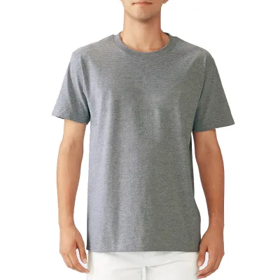 Men Fashion Casual Basic Solid Color Short Sleeve Crewneck T-Shirt