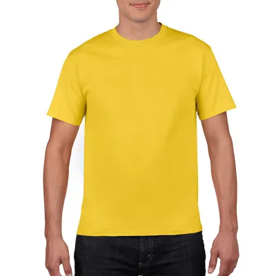 Men Fashion Casual Basic Solid Color Short Sleeve Crewneck T-Shirt