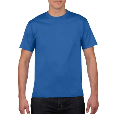 Men Fashion Casual Basic Solid Color Short Sleeve Crewneck T-Shirt
