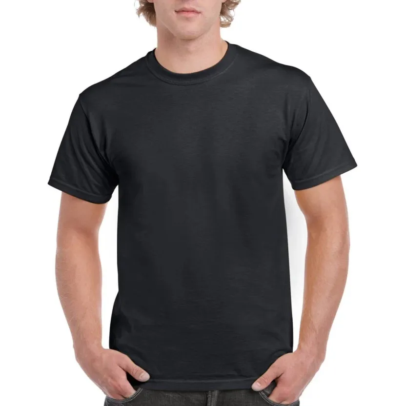 Men Fashion Casual Basic Solid Color Short Sleeve Crewneck T-Shirt