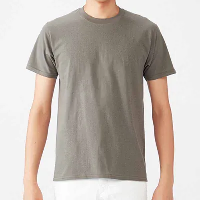 Men Fashion Casual Basic Solid Color Short Sleeve Crewneck T-Shirt