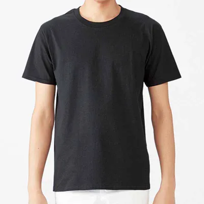 Men Fashion Casual Basic Solid Color Short Sleeve Crewneck T-Shirt