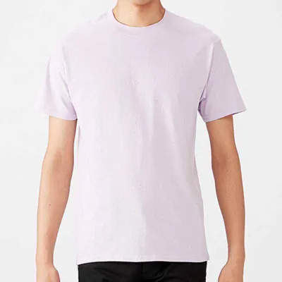 Men Fashion Casual Basic Solid Color Short Sleeve Crewneck T-Shirt