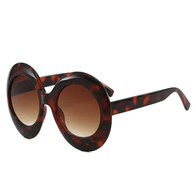 Women Fashion Oversized Oval Sunglasses With Pc Lens