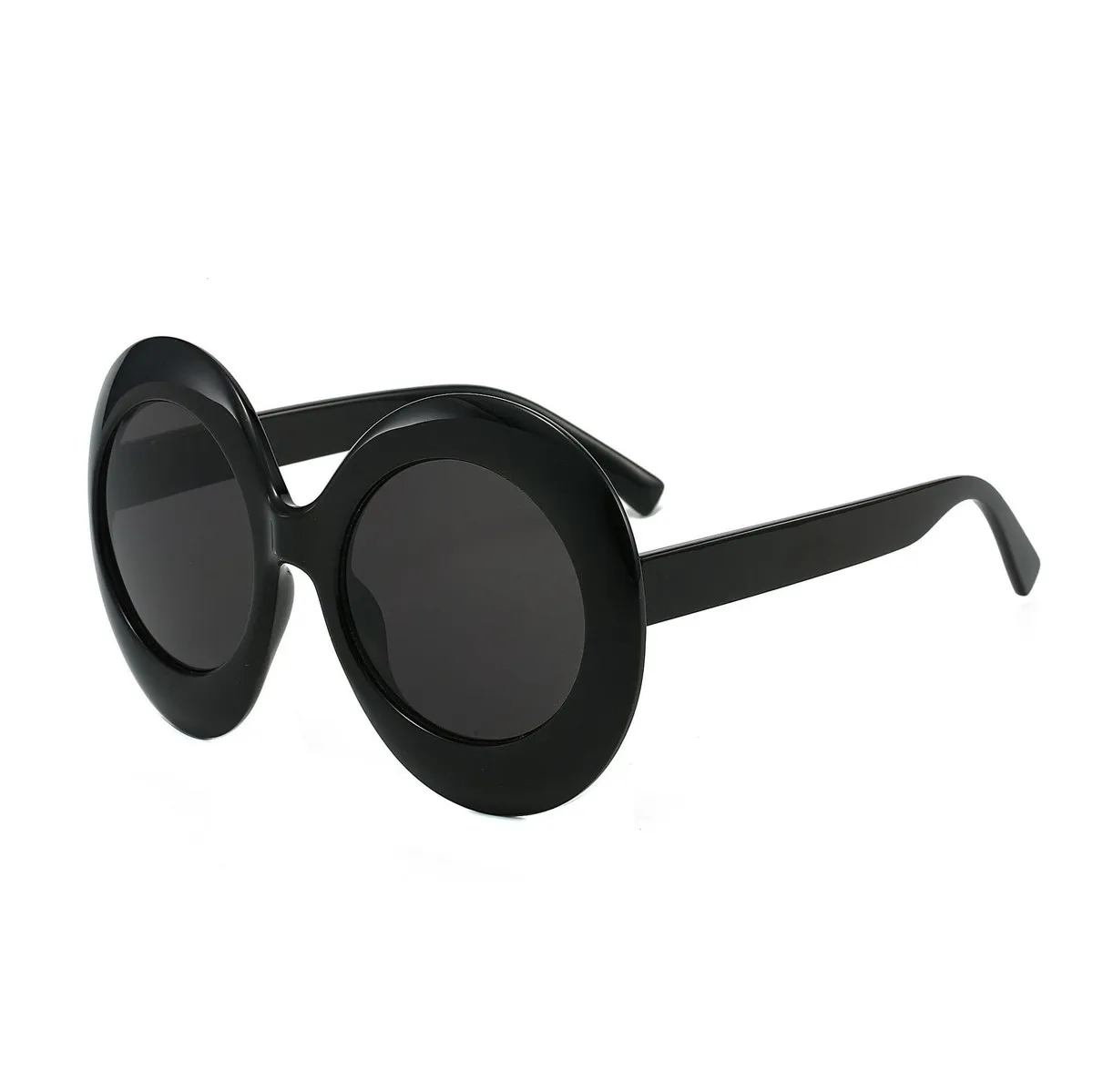 Women Fashion Oversized Oval Sunglasses With Pc Lens