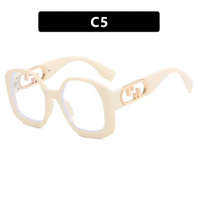 Women Fashion Square Frame Hollow Sunglasses