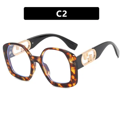 Women Fashion Square Frame Hollow Sunglasses