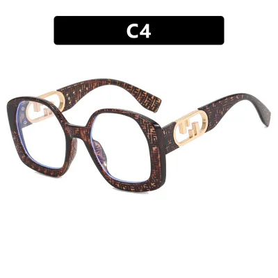 Women Fashion Square Frame Hollow Sunglasses