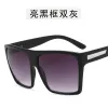 Bright Black Frame Double Gray
