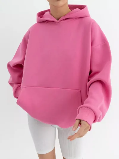 Autumn Winter Women Casual Loose Long-Sleeved Pullover Hoodies