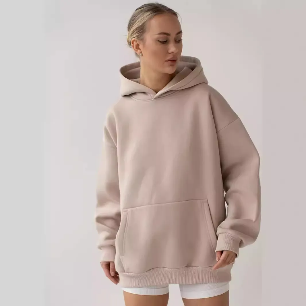 Autumn Winter Women Casual Loose Long-Sleeved Pullover Hoodies