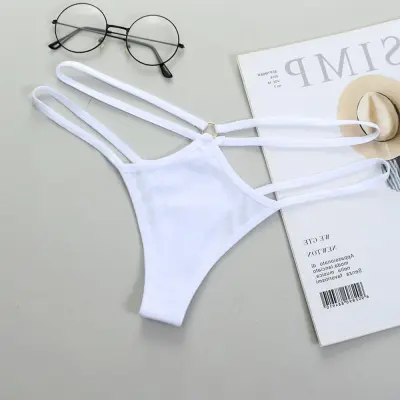 Women Sexy Hollow Low Waist Panties Milk Fiber