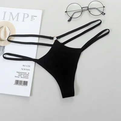 Women Sexy Hollow Low Waist Panties Milk Fiber