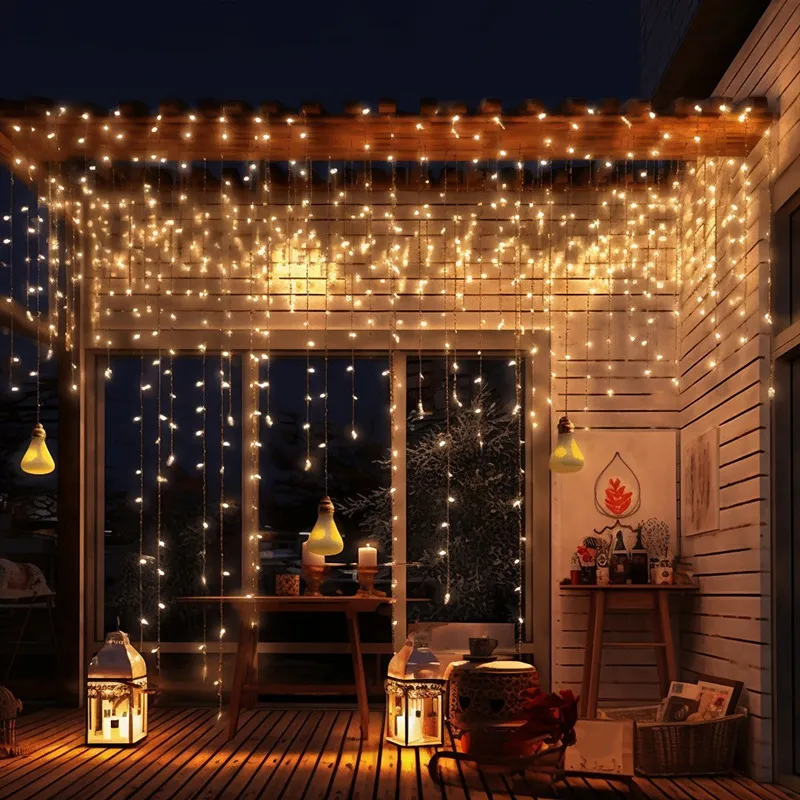 Simple Christmas Outdoor Courtyard LED All Over The Sky Star Light Decoration