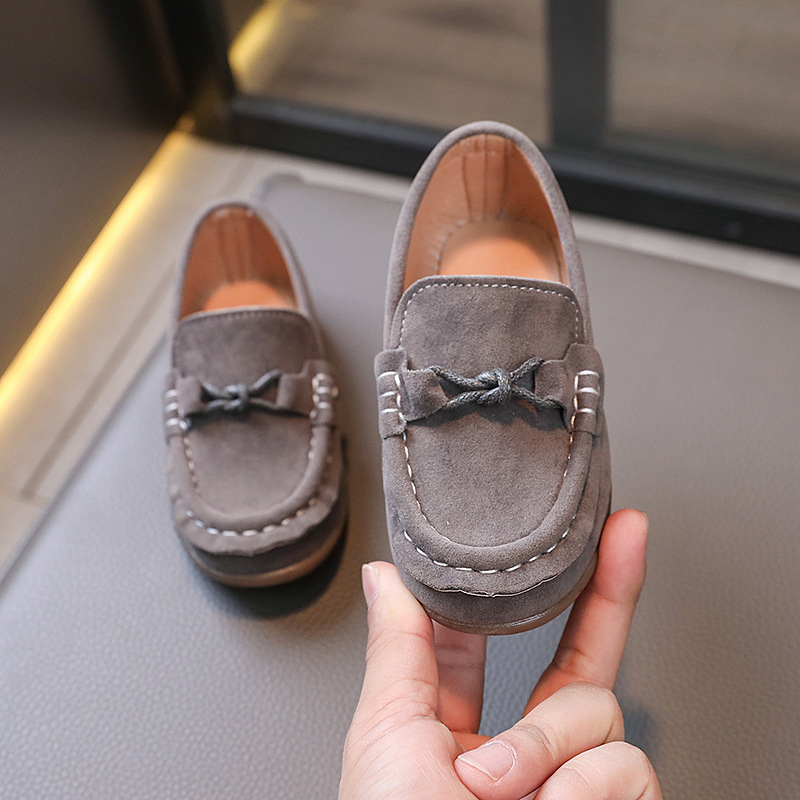 【COLOR iN ID】Easy cushion flat loafers Wholesale Kids Unisex Fashion Casual British Style Slip On