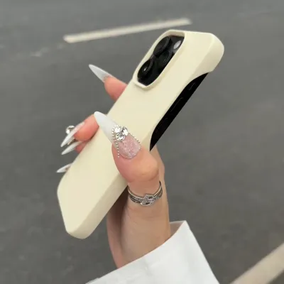 Simple Solid Color Silicone Anti-Drop Protective Case for Apple Phone