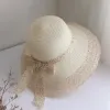 Cloth Bow Straw Hat-Milk White