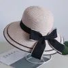 Bilateral Straw Hat-Pink