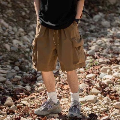 Wholesale Men Summer Fashion Casual Basic Solid Color Sports Shorts