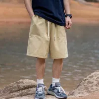 Men Casual Sports Basic Solid Color Shorts