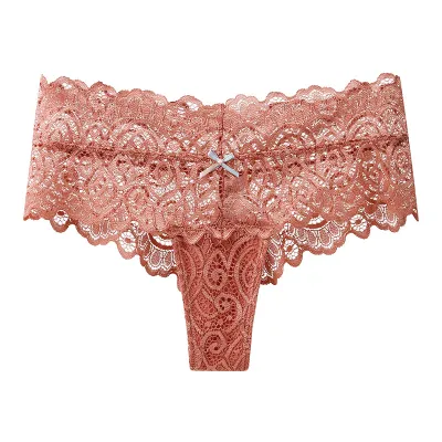 Summer Women Sexy Lace Briefs Mid-Waist