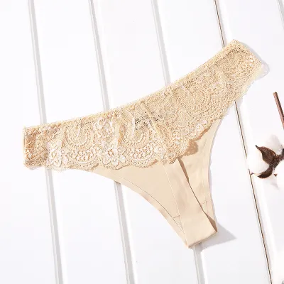 Women Fashion Sexy Leopard Floral Ice Silk Seamless Panties